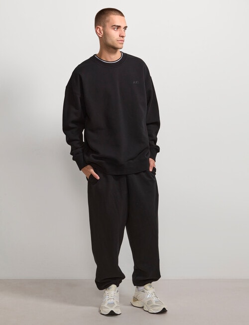 AIR SPACE Cuff Trackpant, Black product photo