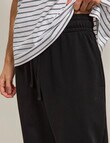 AIR SPACE Cuff Trackpant, Black product photo View 04 S