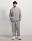 AIR SPACE Oversize Crew Pullover, Grey product photo