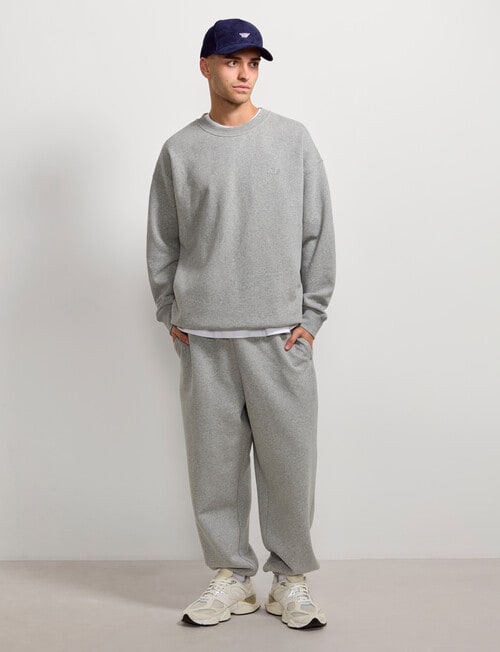 AIR SPACE Oversize Crew Pullover, Grey product photo