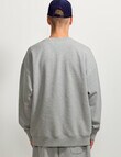 AIR SPACE Oversize Crew Pullover, Grey product photo View 03 S