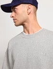 AIR SPACE Oversize Crew Pullover, Grey product photo View 04 S
