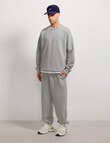 AIR SPACE Oversize Crew Pullover, Grey product photo View 07 S