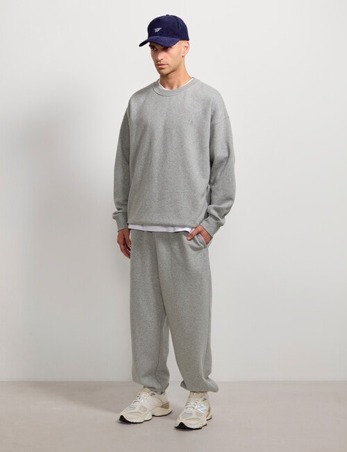 AIR SPACE Oversize Crew Pullover, Grey product photo View 07 L
