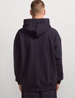 AIR SPACE Oversize Zip Up Hoodie, Navy product photo View 03 S