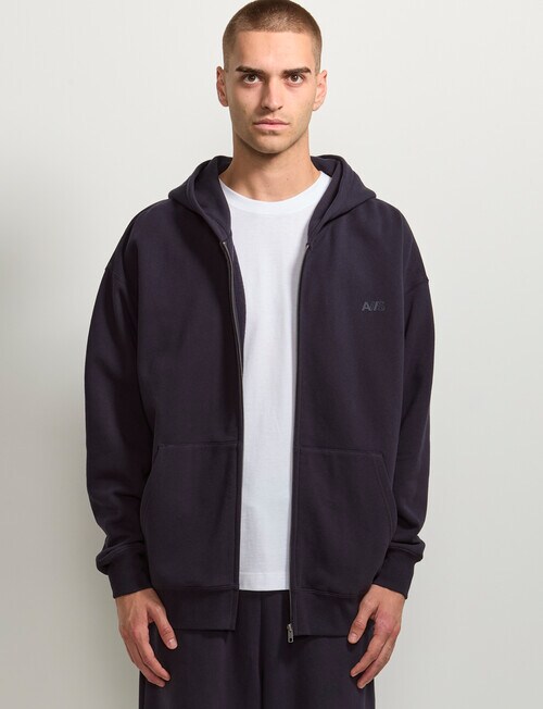 AIR SPACE Oversize Hoodie, Navy product photo View 06 L