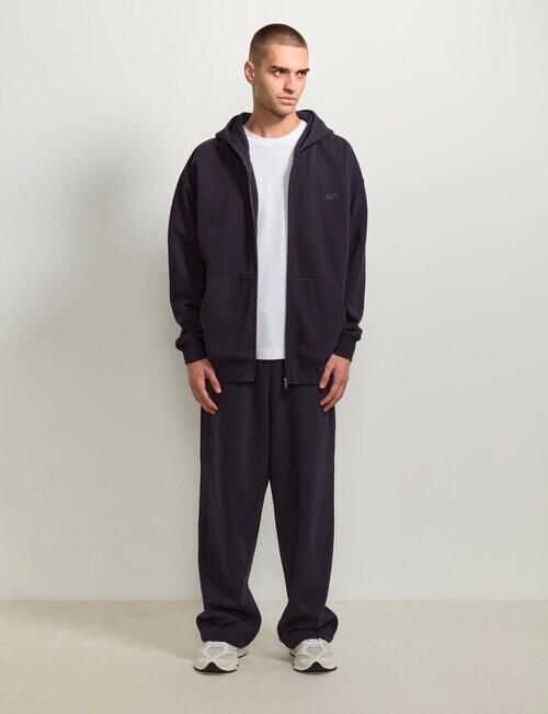 AIR SPACE Oversize Hoodie, Navy product photo View 07 L