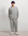 AIR SPACE Oversize Crew Pullover, Grey product photo