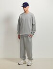 AIR SPACE Oversize Crew Pullover, Grey product photo View 07 S