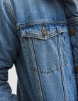 Jack & Jones College Wool Blend Bomber, Denim product photo View 03 S