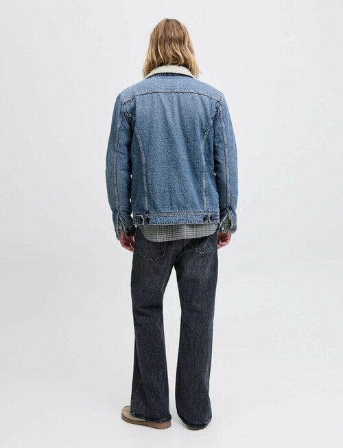 Jack & Jones College Wool Blend Bomber, Denim product photo View 05 L