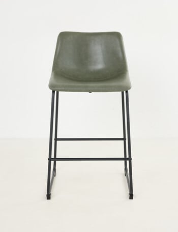 LUCA Furniture Nova Counter Stool, Green product photo
