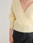 State of play Aria Wrap Mohair Blend Sweater, French Vanilla product photo View 06 S