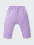 Bonds Violet Rules Quilted Pant, Purple product photo View 02 S