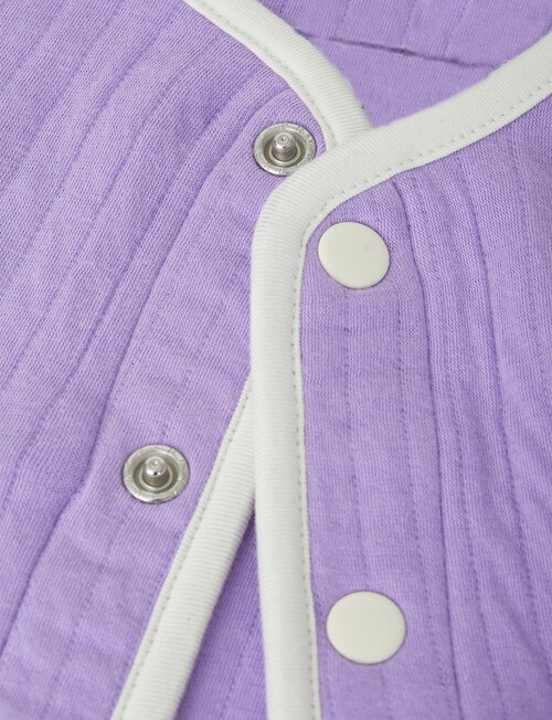 Bonds Violet Rules Quilted Vest, Purple product photo View 03 L
