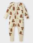 Bonds Barry The Bear Wondersuit Zippy, Beige & Brown product photo