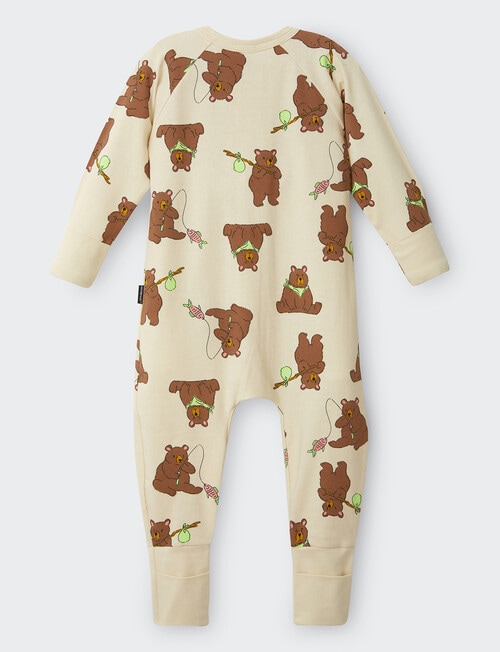 Bonds Barry The Bear Wondersuit Zippy, Beige & Brown product photo View 02 L