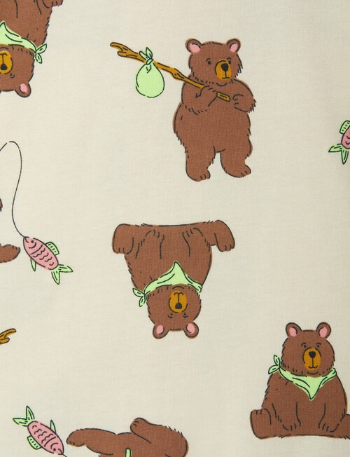 Bonds Barry The Bear Wondersuit Zippy, Beige & Brown product photo View 05 L