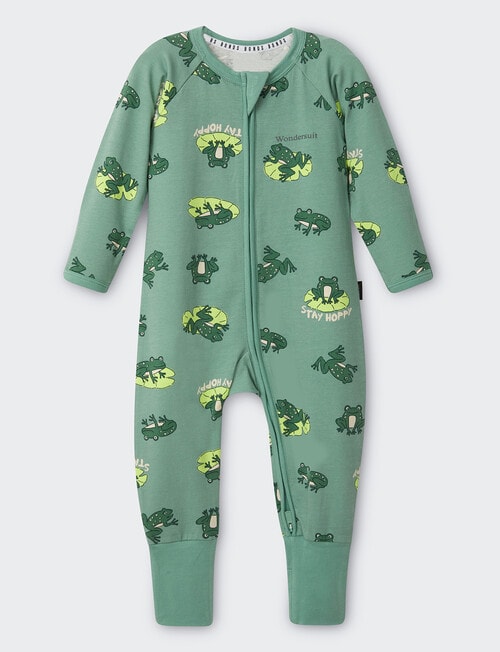 Bonds Stay Hoppy Wondersuit Zippy, Green product photo