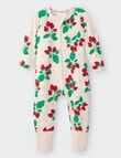 Bonds Strawberry Sweet Fields Wondersuit Zippy, Beige & Red product photo