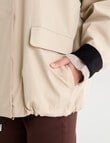 Zest Cotton Blend Cord Collar Jacket, Natural product photo View 05 S