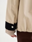 Zest Cotton Blend Cord Collar Jacket, Natural product photo View 08 S