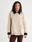 Zest Cotton Blend Cord Collar Jacket, Natural product photo View 09 S