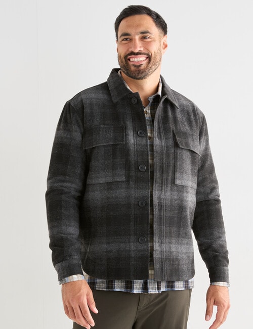 Kauri Trail Lined Jacket, Black product photo View 04 L