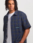 AIR SPACE Dad Check Shirt, Navy product photo View 05 S