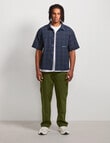 AIR SPACE Dad Check Shirt, Navy product photo View 06 S