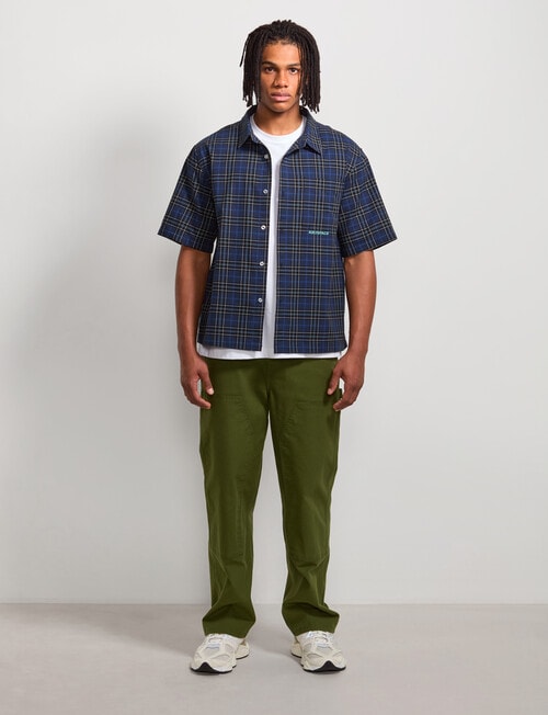 AIR SPACE Dad Check Shirt, Navy product photo View 06 L