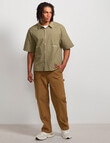 AIR SPACE Dad Check Shirt, Green product photo