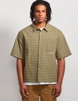 AIR SPACE Dad Check Shirt, Green product photo View 02 S