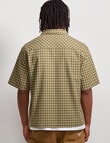 AIR SPACE Dad Check Shirt, Green product photo View 03 S