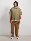 AIR SPACE Dad Check Shirt, Green product photo View 06 S