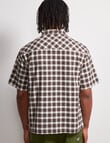 AIR SPACE Dad Check Shirt, Black product photo View 03 S
