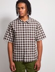 AIR SPACE Dad Check Shirt, Black product photo View 05 S