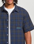 AIR SPACE Dad Check Shirt, Navy product photo View 04 S
