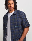 AIR SPACE Dad Check Shirt, Navy product photo View 05 S