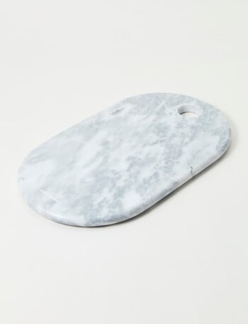 Salt&Pepper Riley Oval Platter White Marble, 38x22cm product photo