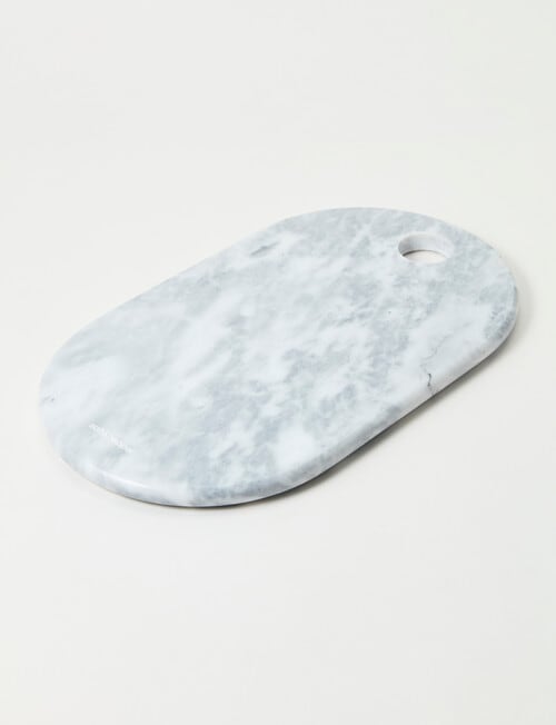 Salt&Pepper Riley Oval Platter White Marble, 38x22cm product photo