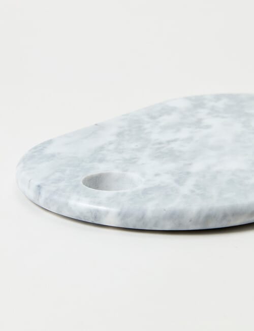Salt&Pepper Riley Oval Platter White Marble, 38x22cm product photo View 02 L