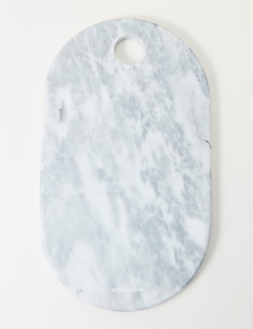 Salt&Pepper Riley Oval Platter White Marble, 38x22cm product photo View 03 L