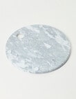 Salt&Pepper Riley Round Platter White Marble, 33cm product photo View 05 S