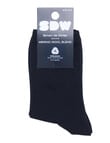 Simon De Winter Wool Blend Crew Socks, Black product photo