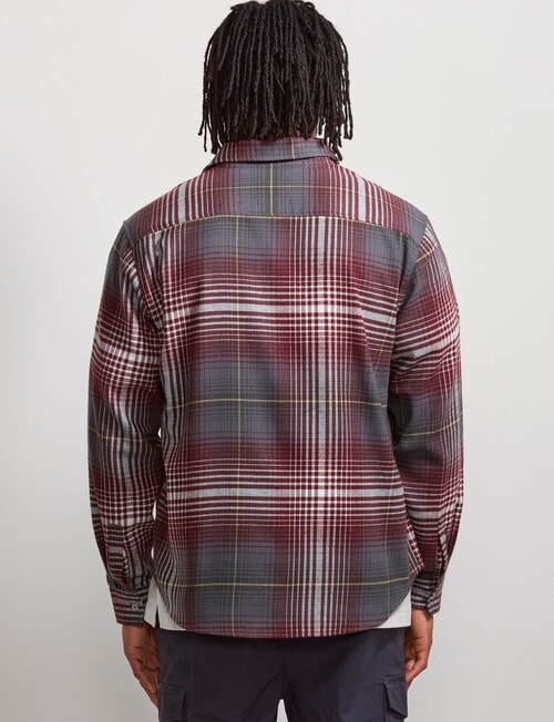 AIR SPACE Ombre Check Shirt, Fig product photo View 03 L