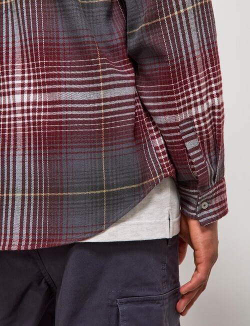 AIR SPACE Ombre Check Shirt, Fig product photo View 04 L