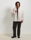 AIR SPACE Stripe Oversized Shirt, Natural Stripe product photo View 09 S