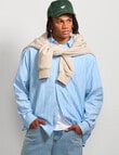 AIR SPACE Stripe Oversized Shirt, Blue Stripe product photo View 05 S