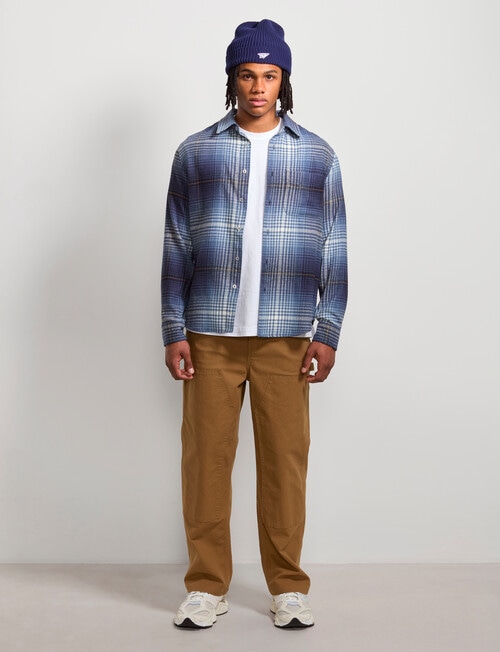 AIR SPACE Ombre Check Shirt, Navy product photo